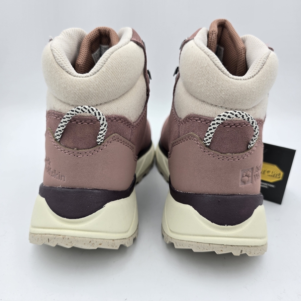 NWT Jack Wolfskin Women's Terraventure Urban Mid W Hiking Shoes, Rose/White, 5.5 - Picture 9 of 16